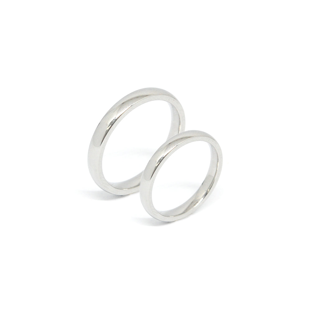 ESR 7537: Grace 3mm Glossy Ultra-Thin Comfort Fit Rings