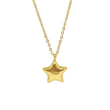 SET 7617: Solid Gold Plated Twinkle Star Set