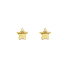 SET 7617: Solid Gold Plated Twinkle Star Set