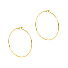 ESE 7705: All IPG XXL 73mm Hoop Earrings