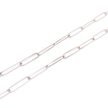 ESN 7984: Delicate S/S Long Paper Clip Necklace (18