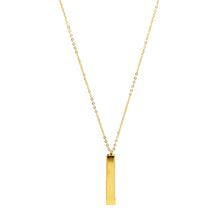 ESN 7985: All IPG Elegant Adjustable Bar Necklace (18.5