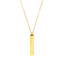 ESN 7985: All IPG Elegant Adjustable Bar Necklace (18.5