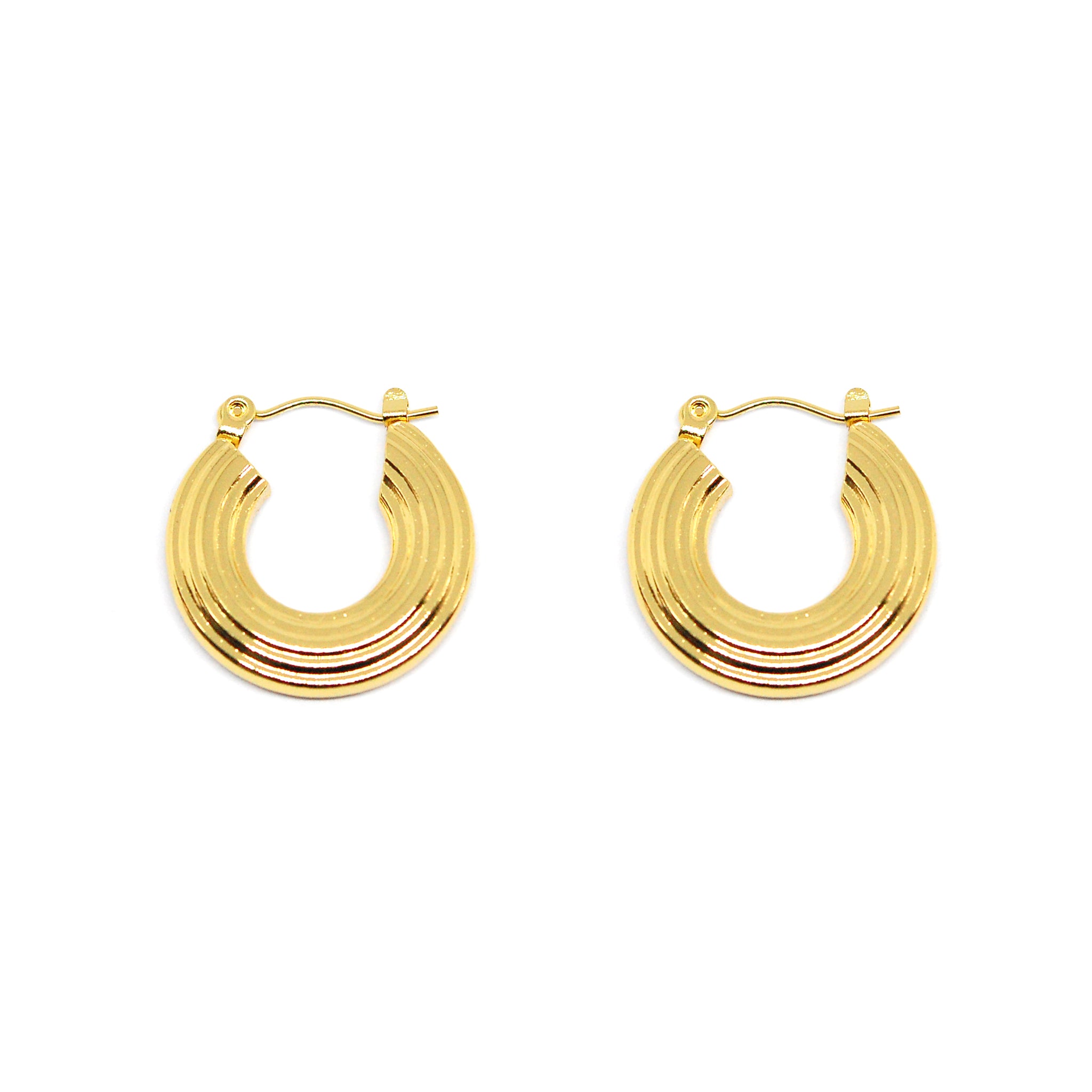ESE 7989: All IPG Large Tribal-Lined Hoops