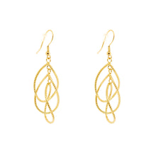 ESE 7995: All IPG 3-TearDrop Outlined Earrings