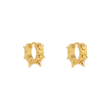 ESE 8003: All IPG Grunge Spikes Creollas Earrings