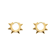ESE 8003: All IPG Grunge Spikes Creollas Earrings