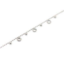 ESBL 8041: S/S Dainty 3x Enc Cz + 2x Steel Ball Blet