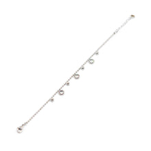 ESBL 8041: S/S Dainty 3x Enc Cz + 2x Steel Ball Blet