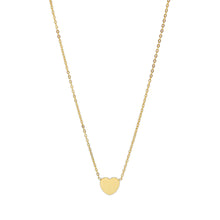 SET 8060: All IPG Solid Heart Nlace & IPG Heart Stud Set (15.5