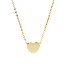 SET 8060: All IPG Solid Heart Nlace & IPG Heart Stud Set (15.5