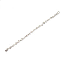 ESBL 8272: Glossy S/S Solid Multi-Dot Bracelet