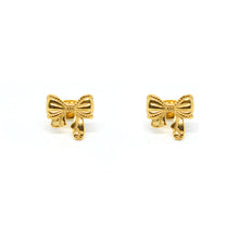 ESE 8386: All Gold-Plated Dainty Minnie Bowtie Studs
