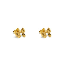 ESE 8386: All Gold-Plated Dainty Minnie Bowtie Studs