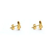 ESE 8386: All Gold-Plated Dainty Minnie Bowtie Studs