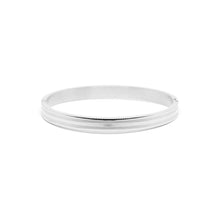 ESBG 8476: 2-Matte Lined Glossy Hard Bangle (6mm)