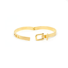 ESBG 8480: All IPG Matte Belt w/ Glossy IPG Buckle Hard Bangle (6mm)