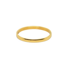ESBG 8487: All IPG Delicately Etched Rounded Hard Bangle (6mm)