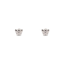 ESE 8540: Solid Butterfly Studs w/ Child Safe Ball Chapita