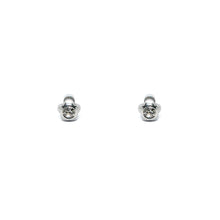 ESE 8542: Petal Flower w/ 4mm Cz Ctr & Baby Safe Chapita Earrings