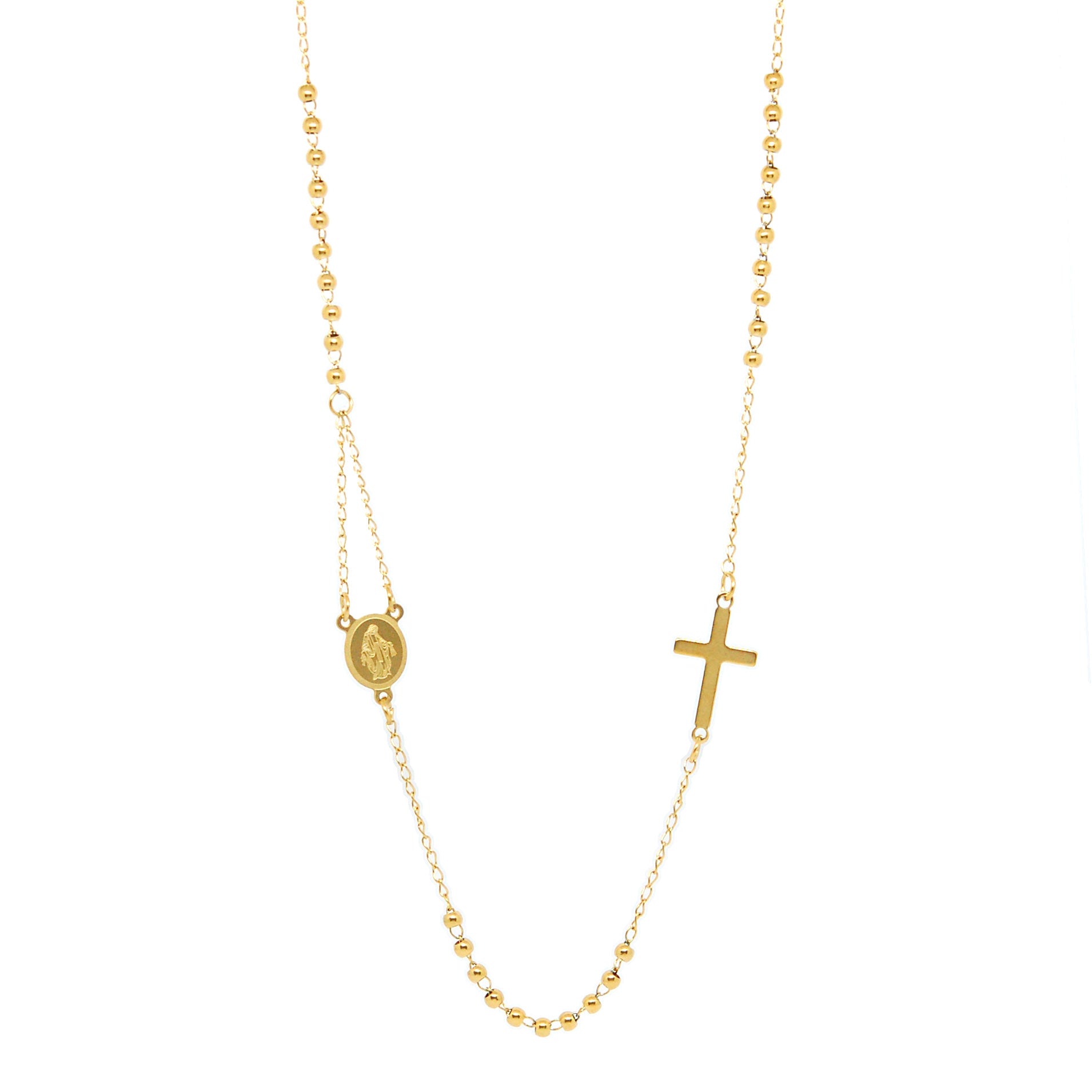 ESN 8551: All IPG Our Lady of Rosary Necklace