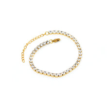 ESBL 8556: All IPG 40 Cz Delicate Tennis Bracelet (4mm) ( 6.5