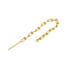 ESBL 8572: Gold Plated Chunky Ball Clip Blet (6.5