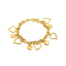 ESBL 8573: Gold Plated Forever in my Heart Bracelet