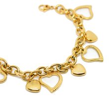ESBL 8573: Gold Plated Forever in my Heart Bracelet