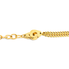 ESBL 8574: Gold Plated Entwined Lobster Clasp Blet (6.5