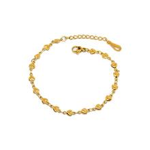 ESBL 8575: Gold Plated Puff Heart Blet (7