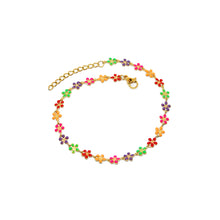 ESA 8577: Gold Plated 25 Mixed Color Peach Blossoms (8