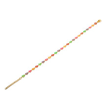 ESA 8577: Gold Plated 25 Mixed Color Peach Blossoms (8