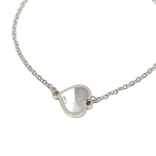 ESBL 8580: Mother of pearl Simple Heart Bracelet (6.5