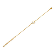 ESBL 8581: All IPG Mop Simple Heart Bracelet (6.5