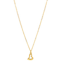 ESN 8585: All IPG Open Heart Necklace (16