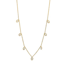 ESN 8587: All IPG 7 Lucky Oval Pearl Necklace (15