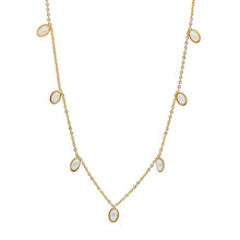 ESN 8587: All IPG 7 Lucky Oval Pearl Necklace (15