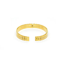 ESBG 8596: Gold Plated Fence Bangle