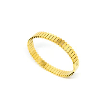 ESBG 8596: Gold Plated Fence Bangle