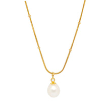 ESN 8598: All IPG Treasure Single Pearl Necklace (17