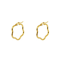 ESE 8629: All IPG Happy Flora Hoop Earrings