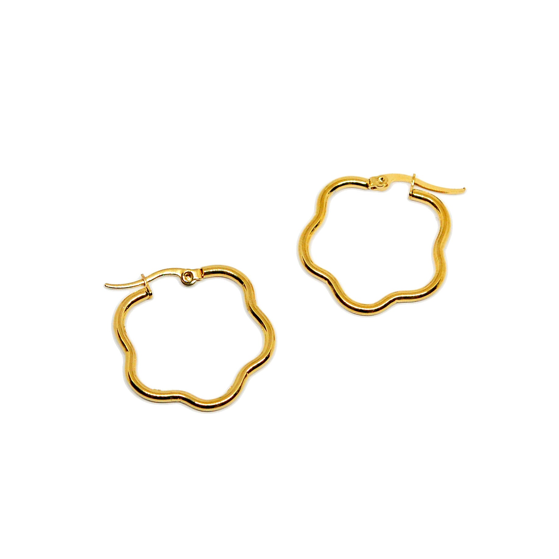 ESE 8629: All IPG Happy Flora Hoop Earrings