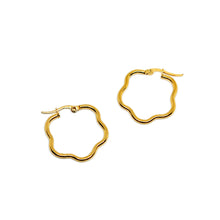 ESE 8629: All IPG Happy Flora Hoop Earrings