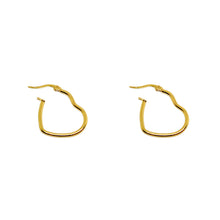 ESE 8630: All IPG Loving Heart Hoop Earrings