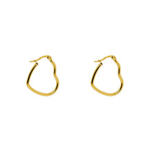 ESE 8630: All IPG Loving Heart Hoop Earrings