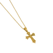 ESN 8661: All IPG Medieval Holw Cross Necklace ( 17.5
