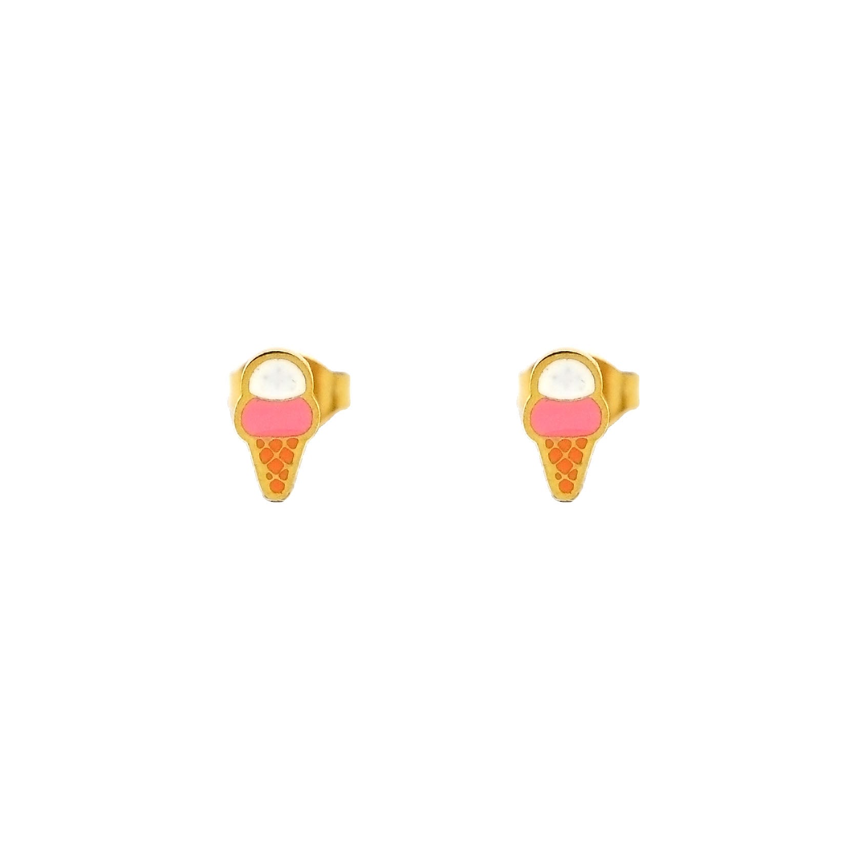 ESE 8674: All IPG Mini Ice Cream Stud Earrings