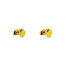 ESE 8677: All IPG Mini Lemon Stud Earrings