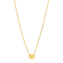 SET 86692: All IPG Kitty Cat Necklace & Earring Set